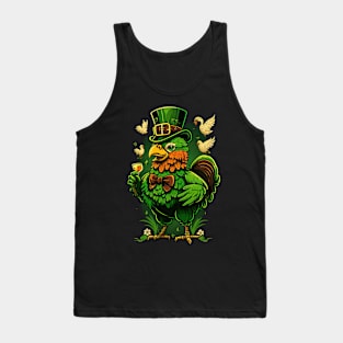 Chicken St. Patrick's Day Tank Top